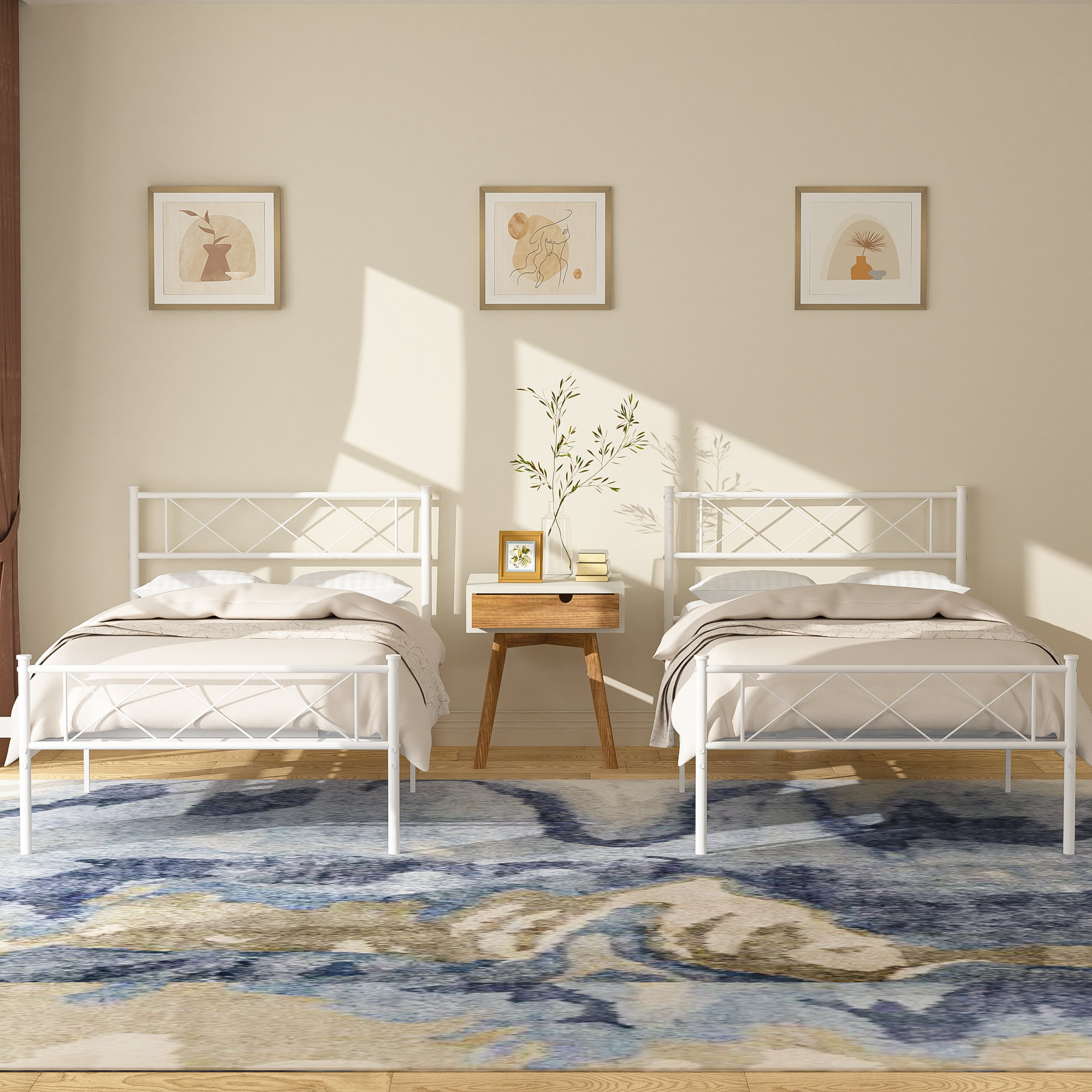 Wayfair twin metal bed hotsell